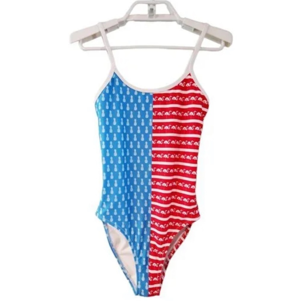 Chubbies | Pineapple/Flamingo American Flag One-Piece